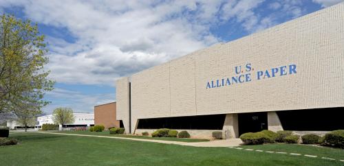U.S. Alliance Paper plant and adjacent warehousing, Long Island, NY